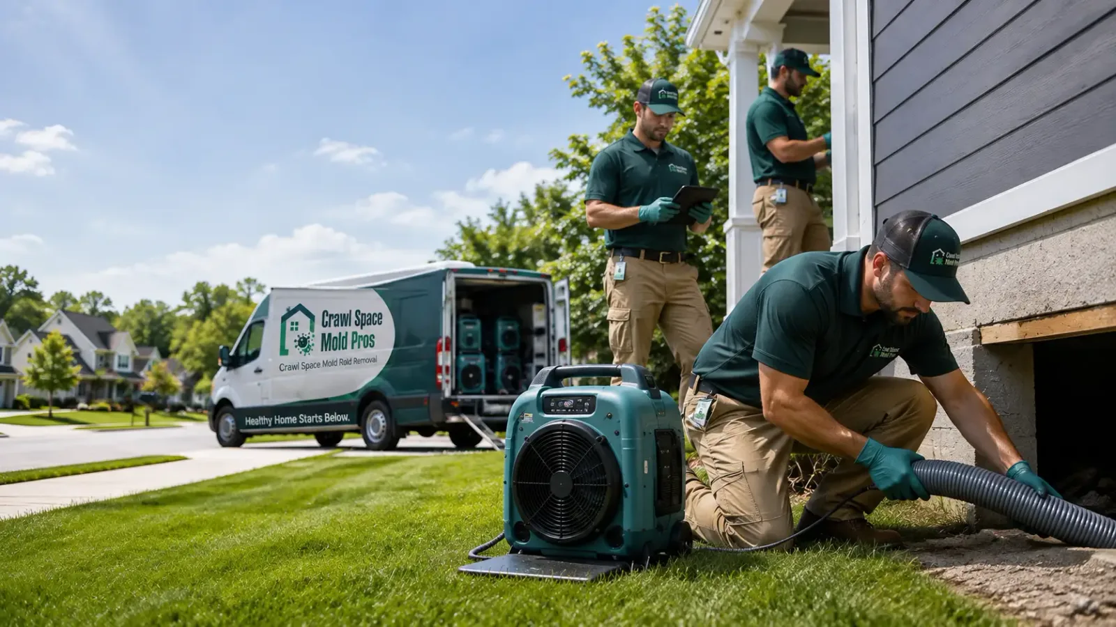 Crawl Space Mold Removal in Basye, VA